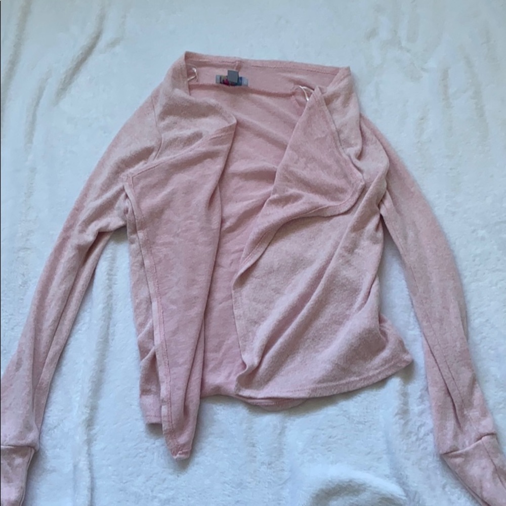 Girls Pink Cardigan